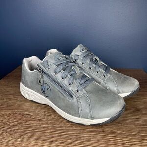 Therafit Francesca Women's Walking Shoe Size US 8.5 - 9 EU 39 Blue Leather Comfy